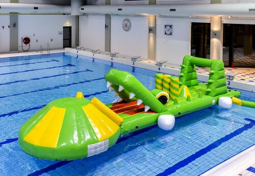 CROCODILE SLIDE AQUA RUN