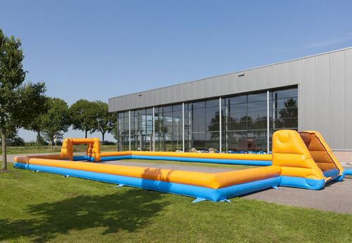 INFLATABLE SOCCER FIELD ORANGE/BLUE