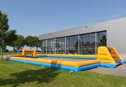 INFLATABLE SOCCER FIELD ORANGE/BLUE